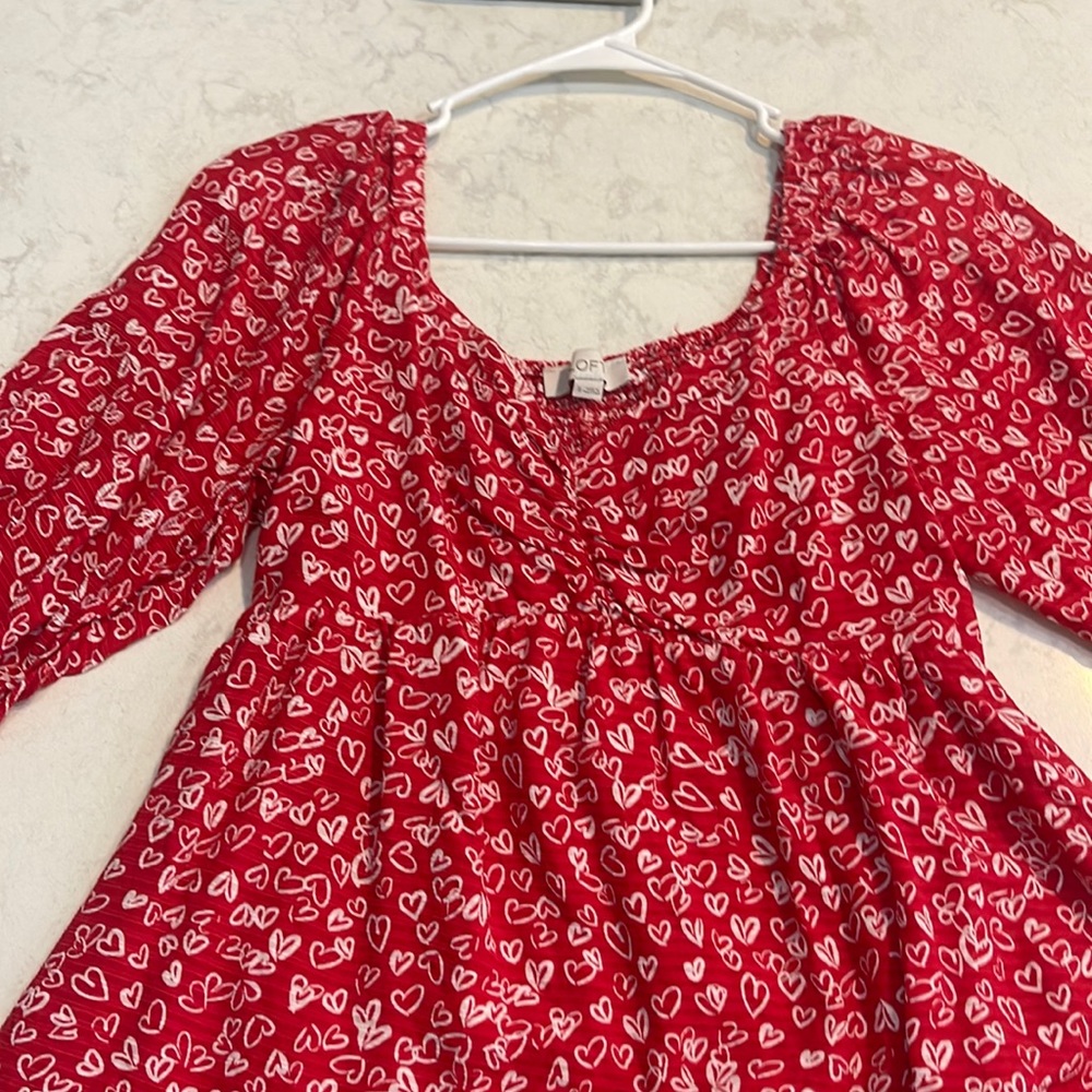 Loft Heart Babydoll Top